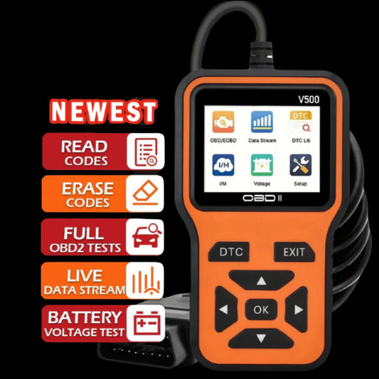 CLEAR ENGINE LIGHTS WITH Handheld OBD2 Scan Tool & Code Reader